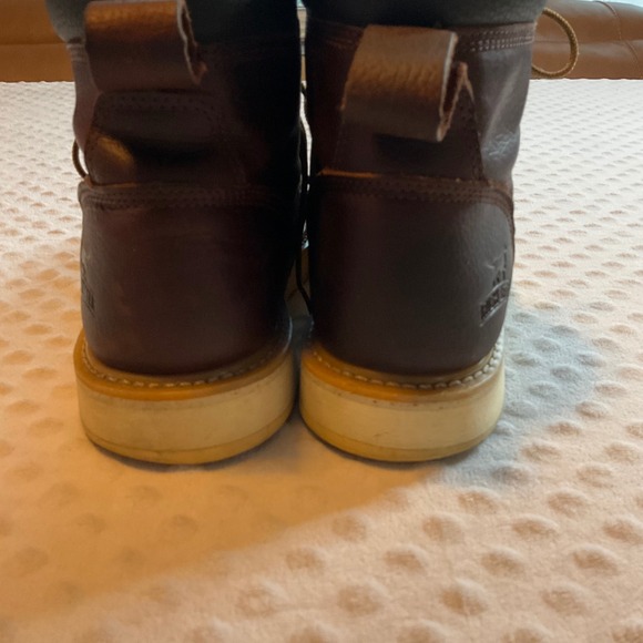 Irish Setter Mens 83605 Brown Leather Moc Toe Work Boots EH Size 8.5 - Picture 4 of 7